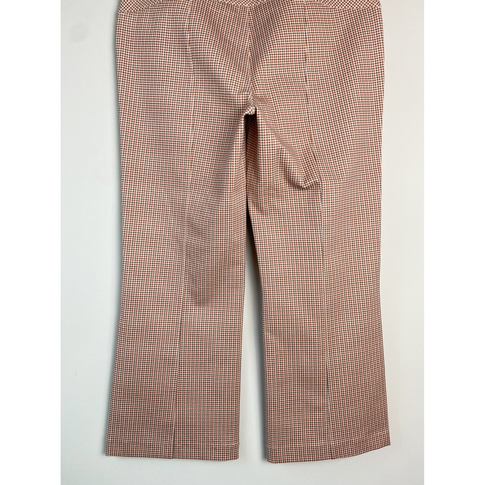 Liverpool Womens Stella Kick Flare Pants 8 Check Lava Flow Pull On Academia - Picture 8 of 12